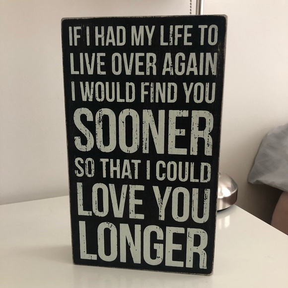 Wood quote sign - Picture 2 of 6